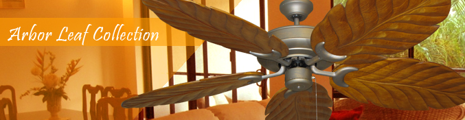 Arbor Leaf Designer Ceiling Fan Collection