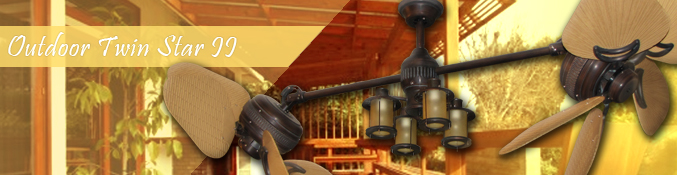Outdoor Double Ceiling Fans