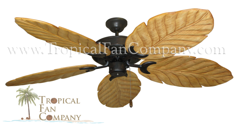 Raindance Abor Ceiling Fan with 100 Arbor Blades in Maple Finish