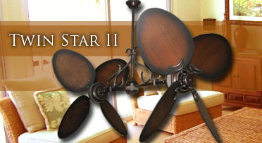 TwinStar II Double Ceiling Fan Collection