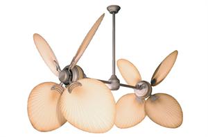 Outdoor tropical dual motor ceiling fan