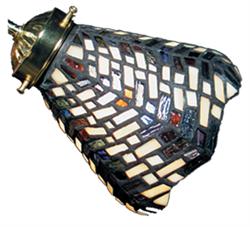 Tiled Tiffany 036 Ceiling Fan Light - Tropical Fan Company