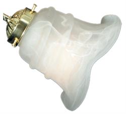 White Coiled Scavo 037 Ceiling Fan Light - The Tropical Ceiling Fan