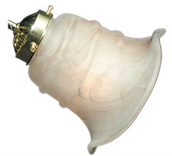 Brown Coiled Scavo 038 Ceiling Fan Light - The Tropical Fan Company