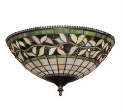 Green Vine Bowl 193 Ceiling Fan Light - Tropical Fan Company