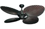 52 inch Tropical Outdoor Ceiling Fan Bombay Weathered Brick - Gulf Coast Fans