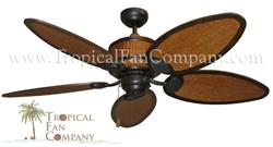 Cane Isle Tropical Ceiling Fan w/ 52